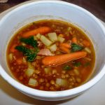 receta sopa de lentejas
